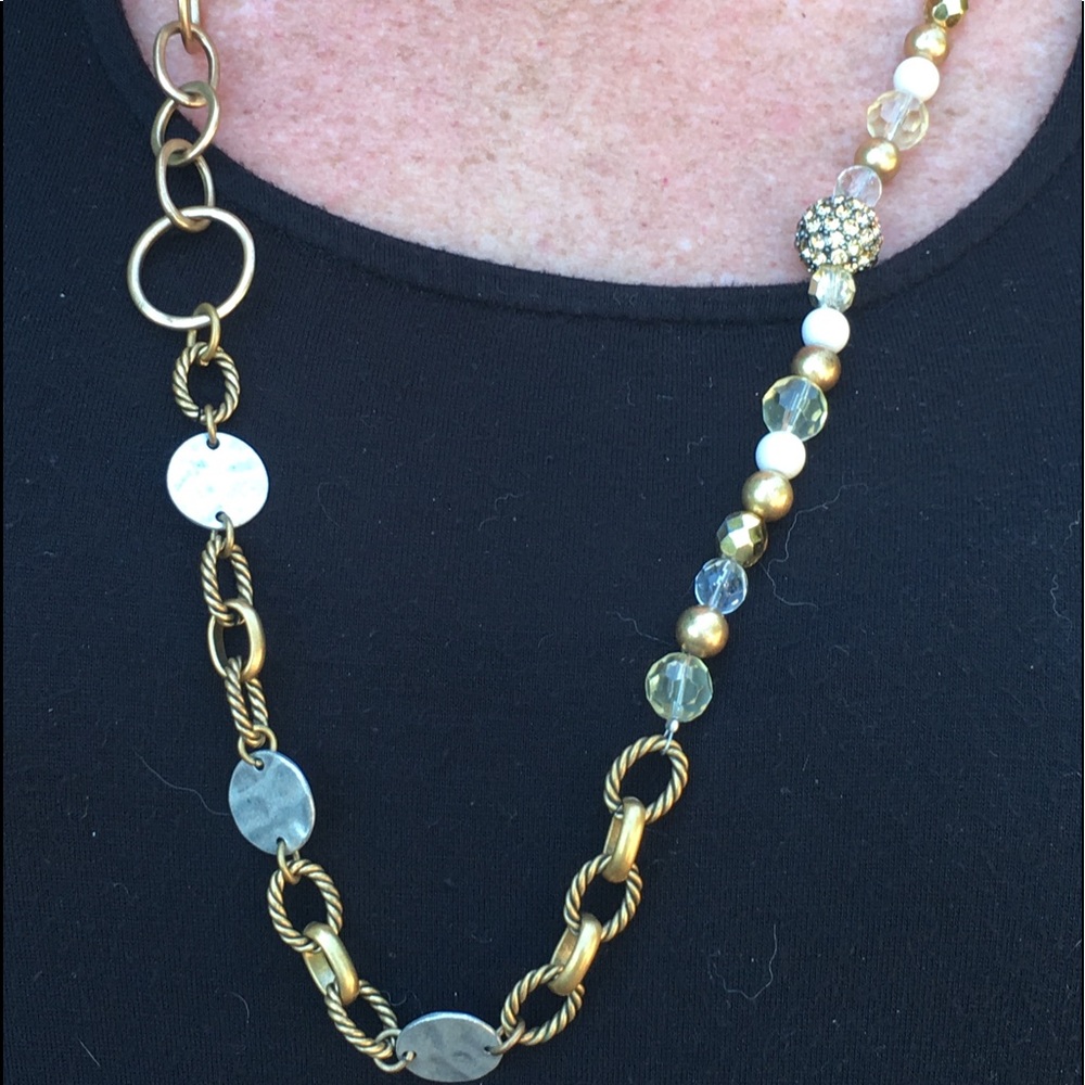 Vintage gold chain necklace